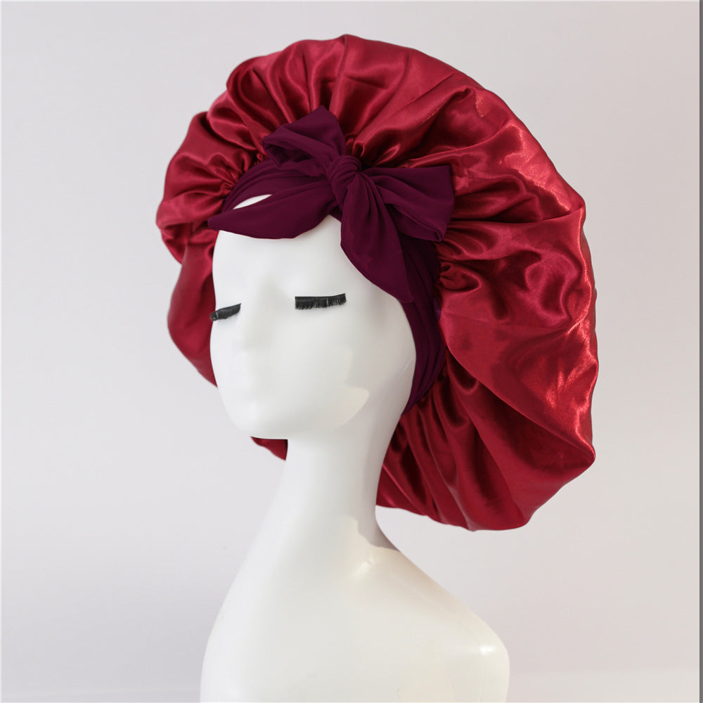 Silky Satin Bonnet for Women