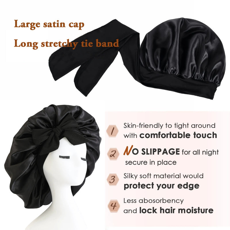 Silky Satin Bonnet for Women