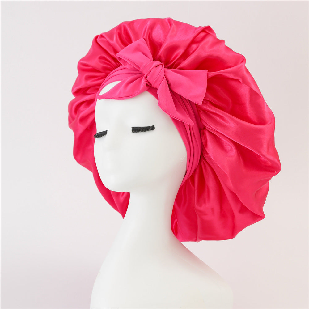 Silky Satin Bonnet for Women