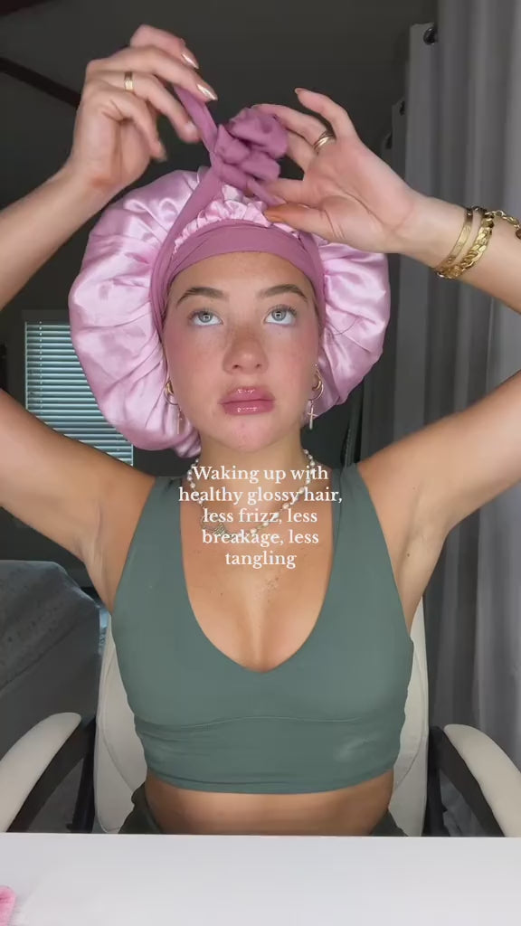 Silky Satin Bonnet for Women